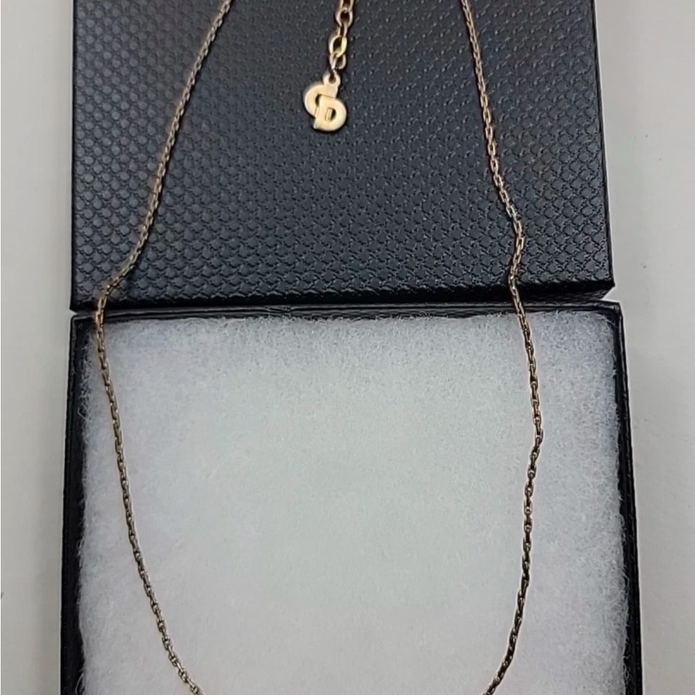 Gold Pendant Christian Dior Necklace - Picture 4 of 9